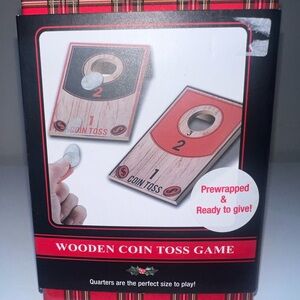 Wooden Coin Toss Game - Prewrapped